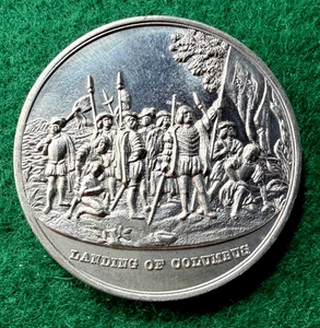 1893 Columbian Exposition So-Called Dollar HK-169 Landing of Columbus Aluminum - Picture 1 of 10