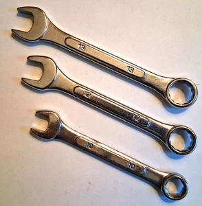 DROP FORGED (UNBRANDED) COMBINATION WRENCH SET (3) 13mm 12 PT - Foto 1 di 6