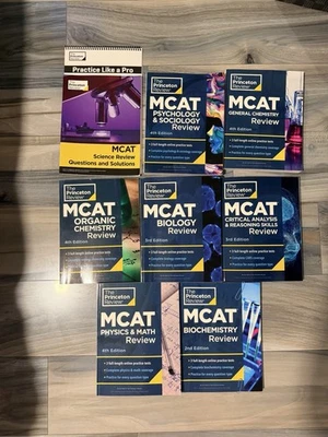 Princeton Review 4th Edition MCAT Study Books - Image 1 of 4