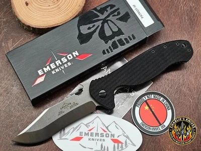 Emerson ножи Patriot G10 весы изогнутый SF лезвие волна новый в коробке - Изображение 1 из 4