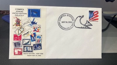 2002 Compex cover honoring UN philately - Image 1 of 4