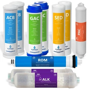 FLTSETALK1010 1 Year Alkaline Reverse Osmosis System Replacement Set – 10 100... - Picture 1 of 8