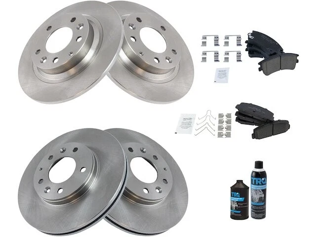 Kit de pastillas de freno y rotor delanteras y traseras para Mazda 6 2004 2003-2005 FW524ZB Foto 1 de 1