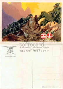 ALPINI-4� REGGIMENTO ARTIGLIERIA ALPINA CUNEENSE-GRUPPO MONDOVI'-D7-83 - Picture 1 of 1