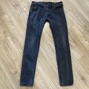 Diesel Troxer Jeans Fit 33x32 Mens Slim Skinny Black 100% Cotton Denim USA Made - Picture 1 of 13