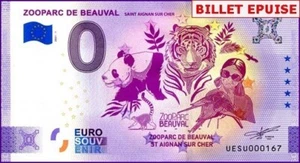 UESU / ZOOPARC DE BEAUVAL / 0€ TICKET / NULL EURO-SCHEIN / 0€ 2021-1 - Bild 1 von 1