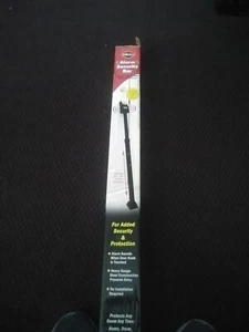 U.S. Patrol Adjustable Door Bar Security Electric Sound Alarm Safety Bar Black - Picture 1 of 2