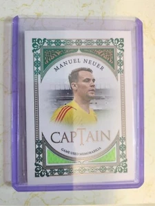 2023-24 Manuel Neuer Futera Unique Game Used #/14 Patch Card Captain - Picture 1 of 2