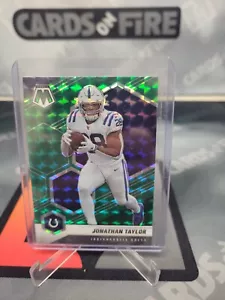 2021 Panini Mosaic #96 JONATHAN TAYLOR Indianapolis Colts Rare GREEN PRIZM SP - Picture 1 of 2