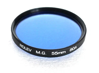 55mm ROLEV M.G. 80A Filter - Blue CC - PERFECT - Image 1 of 3