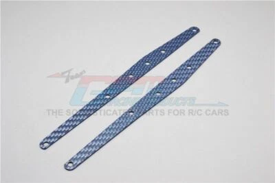 GPM GYTL017 GRAPHITE REAR LINKS STIFFENERS 1/8 RC FOR RC AXIAL YETI XL Truck - Image 1 of 3