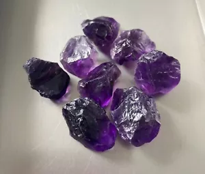 Bonito Lote 238 cts Amatista Color Violeta Natural Áspero - Imagen 1 de 5