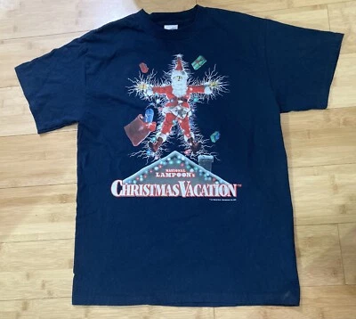 Camiseta Promocional De Colección 2007 National Lampoon's Navidad Vacaciones Santa Película Talla M Foto 1 de 4