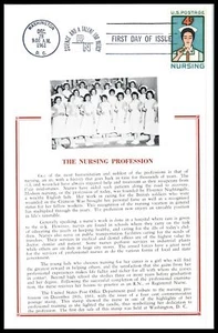 1961 Nursing Profession 4c Sc 1190 FDC premium Hammond maxi-card cachet (G21 - Picture 1 of 1