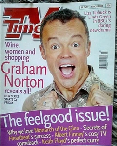 3 x TV Times 2000/2001 Graham Norton, Tamzin Outhwaite more vgc - Picture 1 of 3