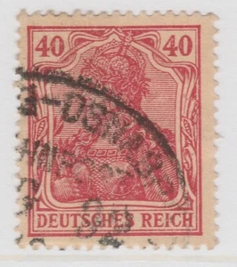 German Empire 1920 Wmk Lozenges 40pf Type II Used Stamp A19P38F610 - Picture 1 of 1