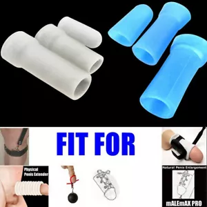 Nuevo extensor de pene masculino de silicona manga estiradora potenciador de vacío máximo - Imagen 1 de 18