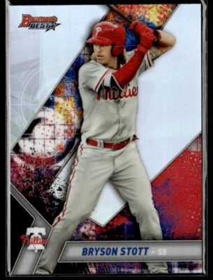 L7,916 - 2019 Bowman's Best Top Prospects Refractors #TP6 Bryson Stott - Image 1 of 2