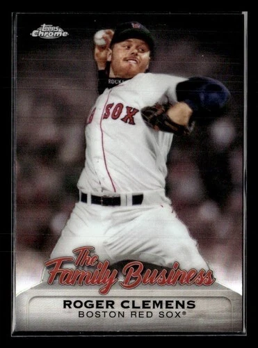 ROGER CLEMENS 2019 TOPPS UPDATE CHROME THE FAMILY BUSINESS INSERT - Image 1 of 1
