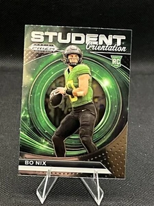 2024 Panini Prizm Draft Picks - Color Match Student Orientation #SO-BN Bo Nix - Bild 1 von 2