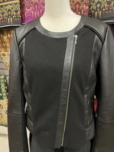 Anthropologie Women’s Genuine Leather Jacket Size Large *NWT* - Picture 1 of 12