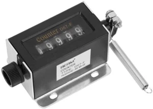 Handzählzähler 5-stellige Nummer 0-99999 manuelle mechanische zurücksetzbare Ballenpresse - Bild 1 von 12