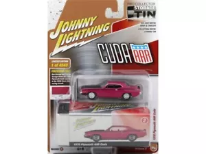 PLYMOUTH AAR Cuda - Barracuda - 1970 - Moulin rouge - Johnny Lightning 1:64 - Foto 1 di 6