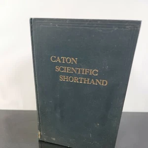 Antique Book Canton Scientific Shorthand Thomas Canton 1915 - Picture 1 of 9
