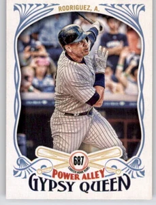 2016 Gypsy Queen Power Alley Alex Rodriguez Insert MLB PWE Yankees #8 - Picture 1 of 2