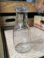 Vintage Pint Milk Bottle Columbus Ice Cream Creamery Company Mississippi 1944
