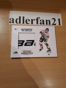 LED 22-23 JERSEY CARD Adam Johnson Augsburger Panther AEV 47/60