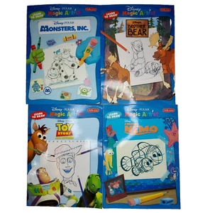 4 Disney Books Learn To Draw Walter Foster Brother Bear Monsters Nemo Toy Story - Foto 1 di 18