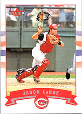 2002 Fleer Gold Backs Baseball #162 Jason LaRue Reds 