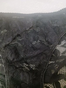 Bragas de encaje Victoria’s Secret vintage años 90 talla L pierna alta - Imagen 1 de 6