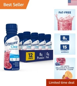 Doctor-Recommended 10oz Clear Nutrition Drink - 8g Protein, Gluten-Free, 12 Pack - Picture 1 of 9