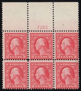 MALACK 461 Fine+ OG NH/H, w/PF (02/22) CERT, Five  s..MORE.. gg2712 - Picture 1 of 2