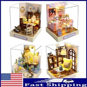 DIY Cottage Wooden Building Model Friend Birthday Gift Assembling Toy Kit