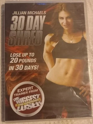 Jillian Michaels 30 Day Shred Weight Loss DVD Exercise & Fitness NEW & SEALED - Image 1 of 2