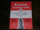 1950 51 Arsenal V Fulham Division 1 25 11 1950