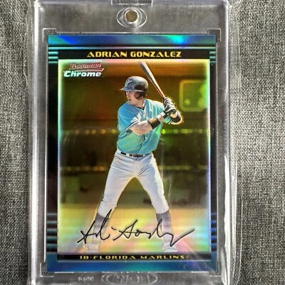 Bowman 2002 refractor de oro cromado/50 Adrián González🔥Último hecho 1/1🔥 Foto 1 de 4