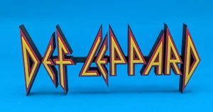 Def Leppard - 200mm breit. 3D-gedrucktes Logo - Dies ist ein großartiges Stück Regalkunst* - Bild 1 von 3