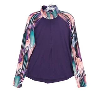BROOKS Dash 1/2 Zip Running Shirt Long Sleeve Thumb Holes Women's Size MEDIUM - Picture 1 of 8