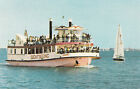 Harbor Queen Sightseeing Boat Annapolis Maryland Postcard 1970'S
