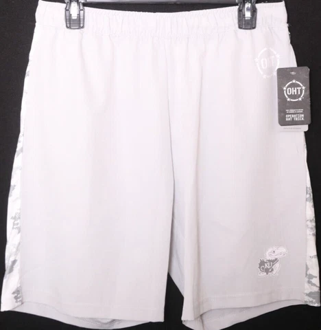 NEW Kansas University KU Jayhawks Colosseum Athletics Gray Shorts Mens L Cover