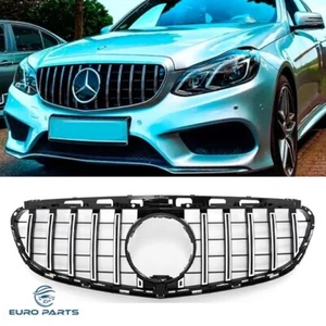 For Mercedes Benz E-Class W212 Front Bumper GT Chrome Grille 2013 2014 2015 - Picture 1 of 2