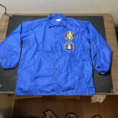 Air Force Falcons Jacket Wilson 50s Windbreaker football coaches Bomber Patches - Image 1 of 4