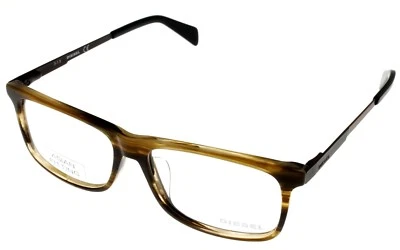 Marco de gafas Diesel para hombre Habana marrón rectangular DL5140 047 Foto 1 de 4