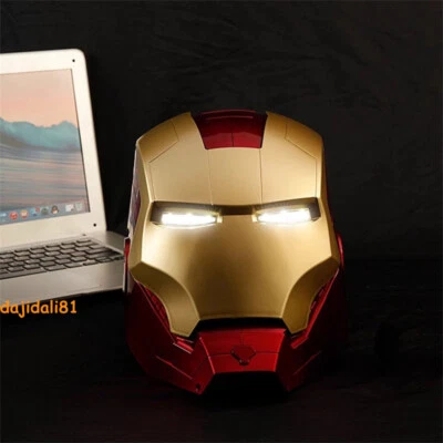 Iron Man 1/1 Wearable Helmet Cosplay Prop LED Mask Children Kids Christmas Gift - Bild 1 von 4