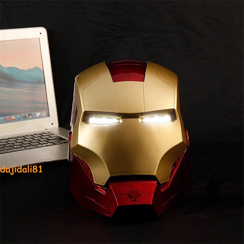 Iron Man 1/1 Wearable Helmet Cosplay Prop LED Mask Children Kids Christmas Gift - Bild 1 von 4