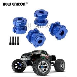 5353X Tuercas de cubo de rueda de aluminio con bloqueo de rosca para RC Traxxas Revo Summit T-Maxx - Imagen 1 de 9